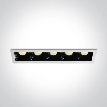 UGRADBENA SVJETILJKA LED/5×6,5W/3000K/5×550lm/36°/350mA IP20 BIJELA