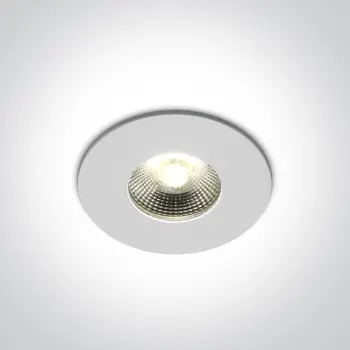UGRADBENA SVJETILJKA LED/6W/3000K/500lm/40°/350mA IP65 BIJELA VATROOTPORNA