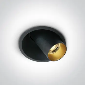 UGRADBENA SVJETILJKA LED/7W/3000K/520lm/36°/700mA DIM. CRNA