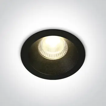 UGRADBENA SVJETILJKA LED/7W/3000K/560lm/50°/240V IP20 CRNA