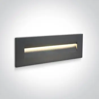 UGRADBENA SVJETILJKA LED/8,5W/3000K/160lm/44°/240V IP65 ANTRACIT