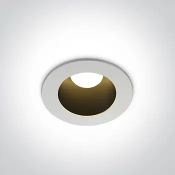 UGRADBENA SVJETILJKA LED/8W/3000K/560lm/60°/230V DARK LIGHT BIJELA