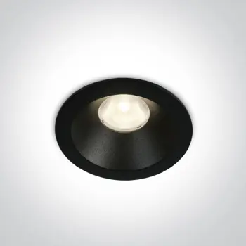 UGRADNA SVJETILJKA LED 8W/600lm/3000K/230V/CRNA