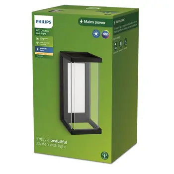 ULYZO PHILIPS vanjska LED svjetiljka White Ambiance 12W 27K crna