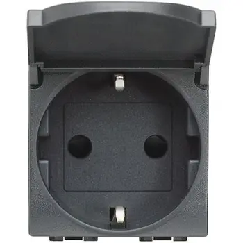 UTIČNICA S POKLOPCEM 16A/230V ANTHRACITE