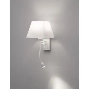 VALENCIA ZIDNA LAMPA LED & E27 3W/3000K/190lm/IP20/BIJELA
