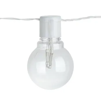 VANJSKI LANAC SA ŽARULJAMA 16X0,064, LED IP44, BIJELA PARTAJ