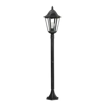 VANJSKA STAJAĆA LAMPA 1xE27 CRNA/SREBRNA NAVEDO