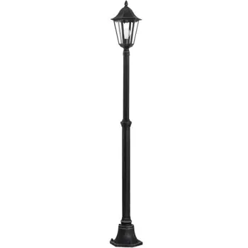 VANJSKA STAJAĆA LAMPA 1xE27 CRNA/SREBRNA NAVEDO