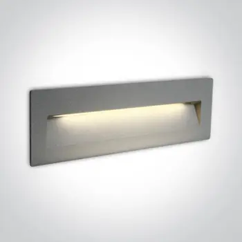 VANJSKA UGRADBENA ZIDNA LED SVJETILJKA SIVA 6W CCT 550lm IP65 DARK LIGHT