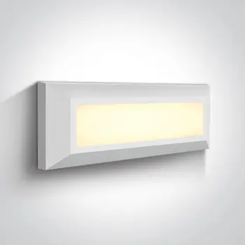VANJSKA ZIDNA LED SVJETILJKA 3,5W CCTV IP65 BIJELA