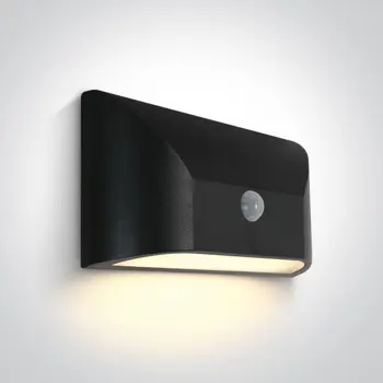 VANJSKA ZIDNA LED SVJETILJKA 6W CCTV IP65 SENZOR ANTRACIT