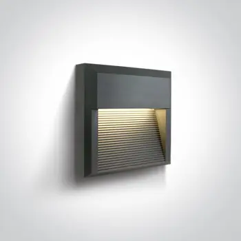 VANJSKA ZIDNA LED SVJETILJKA 8W CCTV DARK LIGHT IP65 ANTRACIT
