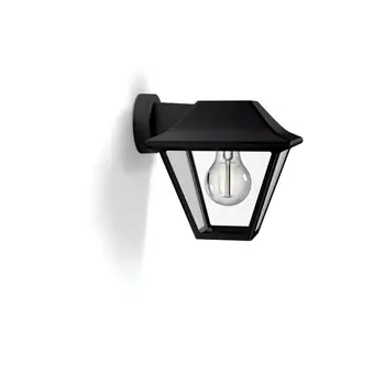 ALPENGLOW PHILIPS vanjski LED fenjer DOWN crni 1X60W