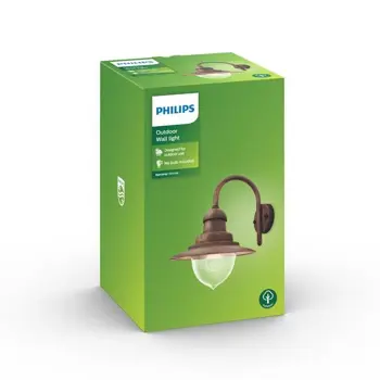 RAINDROP PHILIPS vanjski LED fenjer brončani 1X60W 230V