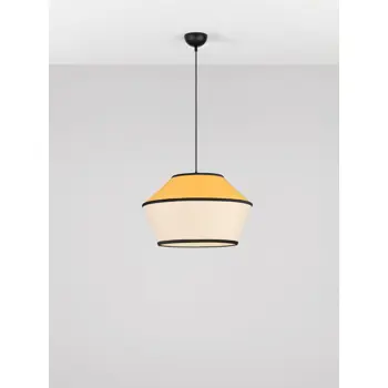 VELISS Visilica Grlo E27 1x12 W IP20  FI: 45 V: 206 cm Bež/Žuta