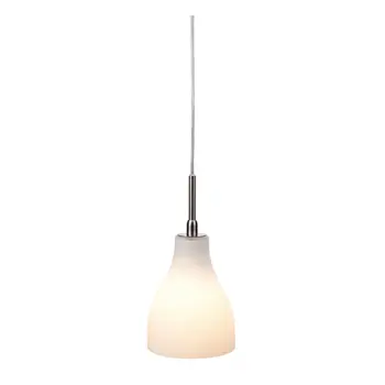 VEN VISILICA 12CM MATTED OPAL/STEEL E14