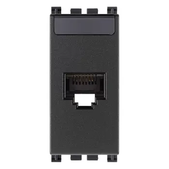 VIMAR ARKÉ PRIKLJ. RJ45 CAT5E 6A LAN (RJ45) ANTRACIT