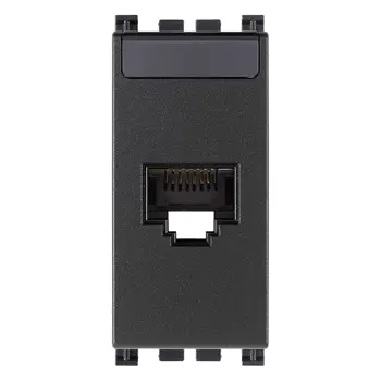 VIMAR ARKÉ PRIKLJ. RJ45 CAT6A LAN (RJ45) ANTRACIT