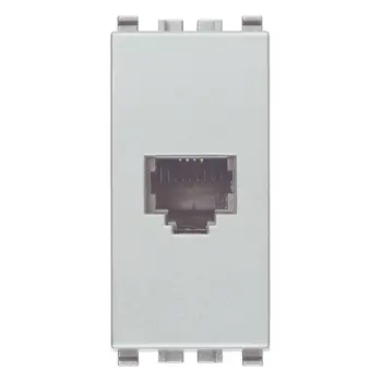 VIMAR EIKON PRIKLJ.TEL.RJ11 NEXT SREBRNI
