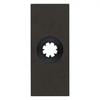 VIMAR LINEA MODUL S OTVOROM ZA KABEL CRNI