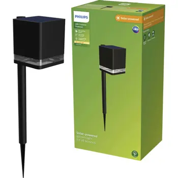 VIRONA PHILIPS solarna LED svjetiljka 1.8W 27K crna