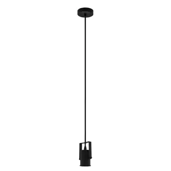 VISILICA 1xE27 KABEL SA GRLOM CRNA CALARI