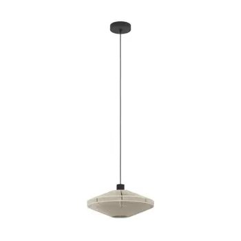 VISILICA 1xE27 CRNA/KREM TEKSTIL MIDSUMER