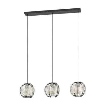 VISILICA 3xE27 D-920, CRNO/BIJELA WAVERTON
