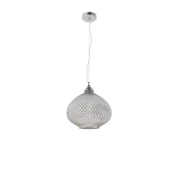 VISILICA BOHO 1XE27 MAX.40W KROM STAKLO #28CM