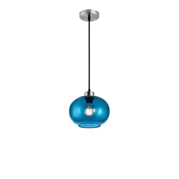 VISILICA JADE E27 1X40W TAMNO PLAVO STAKLO