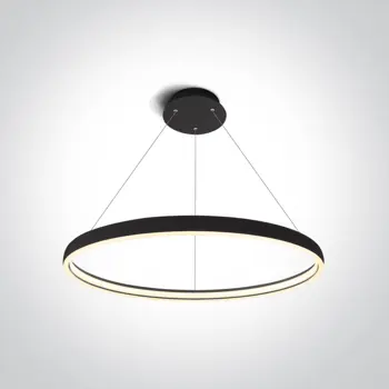 VISILICA LED 40W/2250lm/3000K/230V/fi.700mm/IP20/CRNA