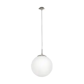 VISILICA 1xE27 fi250 NIKL-MAT-OPAL RONDO