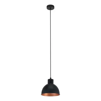 VISILICA 1xE27 ČELIK/CRNO BAKRENA TRURO 1