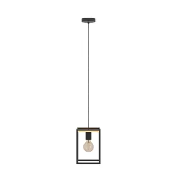VISILICA 1xE27 CRNA/DRVO LIBERTAD