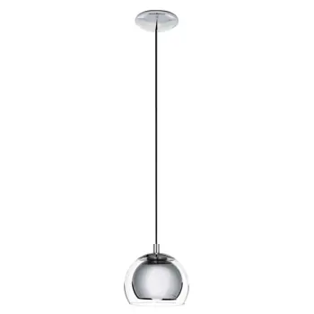 VISILICA 1xE27 KROM/PROZIRNO ROCAMAR