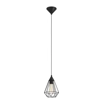 VISILICA 1xE27 METAL/CRNA TARBES