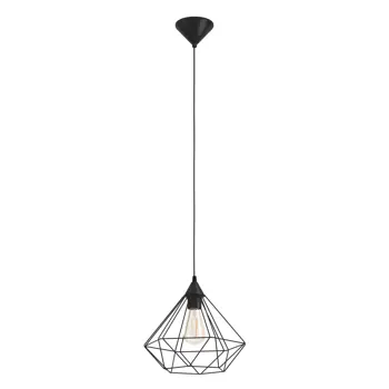 VISILICA 1xE27 METAL/CRNA TARBES