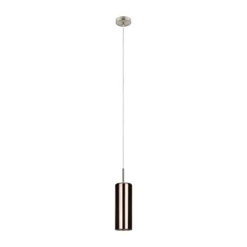 VISILICA 1xE27 NIKL-MAT/BRONCA PROZIRNO  SELVINO