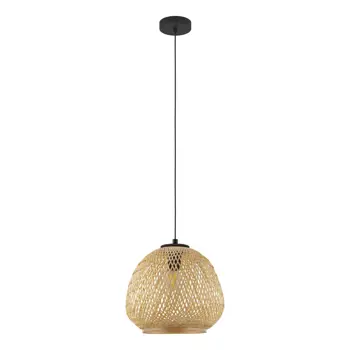 VISILICA 1xE27 PROM 320, NATUR/CRNA DEMBLEBY