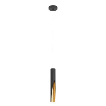 VISILICA 1xGU10, 1X4,5W, CRNO/ZLATNA BARBOTTO