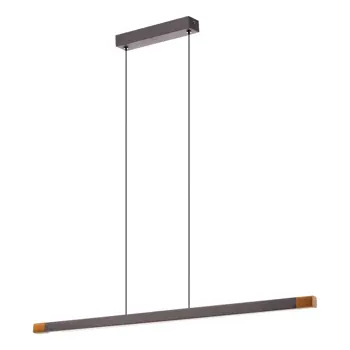 VISILICA 1xLED 18W, DIMABILNA, DRVO/SIVO BIJELA LISCIANA