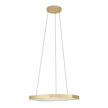 VISILICA 1xLED 25,2W, BRUŠENI MESING/BIJELA VALLEROSA