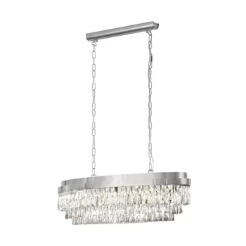 VISILICA 10xE14, 10X40W, D-900, KROM/KRISTAL VALPARAISO 1