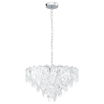 VISILICA 10xE14, 10X40W, PROM 600, KROM/KRISTAL CARVARIO