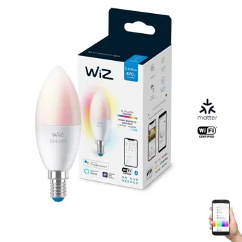 WIZ ŽARULJA WI-FI BLE 40W C37 E14 922-65 RGB 1PF/6