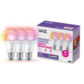 WIZ ŽARULJA WI-FI BLE 60W A60 E27 822-65 RGB 3CT/6