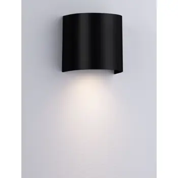 YORK ZIDNA SVJETILJKA CRNA LED GU10 1x10 Watt 100-240 Volt