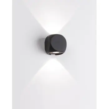 ZARI VANJSKA ZIDNA SVJETILJKA LED 2x2W/3000K/285lm/IP54/CRNA