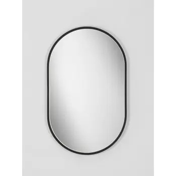 ZELVA LED ogledalo LED 36 W 872 lm IP44 3000 K Prekidač na dodir uklj. Crna